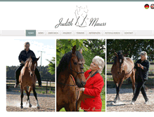 Tablet Screenshot of judith-mauss.de